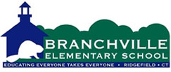 Branchville Elementary logo. Education everyone takes everyone. Ridgefield, CT.