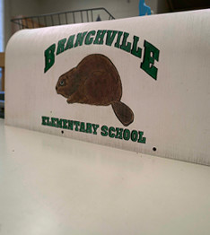 Branchville Elementary School beavers sign